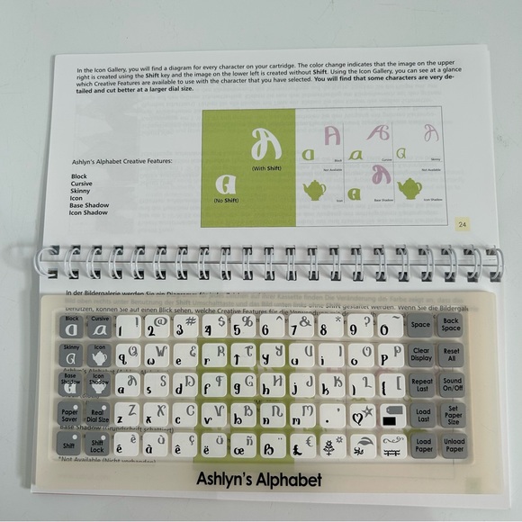 Cricut ASHLYN’S ALPHABET font - Picture 5 of 16
